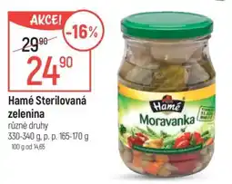 Globus Hamé Sterilovaná zelenina nabídka