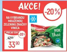 Globus Vybraná mražená zelenina značky Vinica nabídka