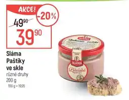 Globus Sláma Paštiky ve skle nabídka