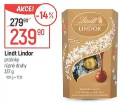 Globus Lindt Lindor nabídka