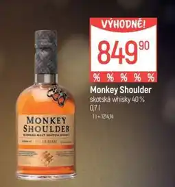 Globus Monkey Shoulder nabídka