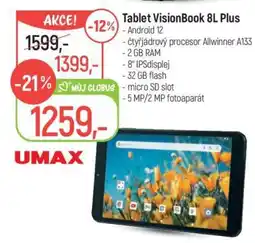 Globus Tablet VisionBook 8L Plus nabídka