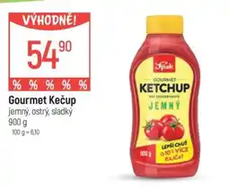 Globus Gourmet kečup nabídka