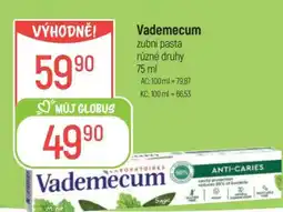Globus Vademecum zubní pasta nabídka