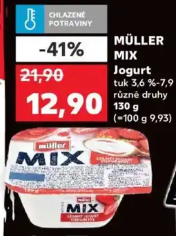 Kaufland MÜLLER Mix Jogurt nabídka