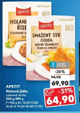Kaufland APETIT Hotové jídlo nabídka