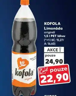 Kaufland KOFOLA Limonáda nabídka