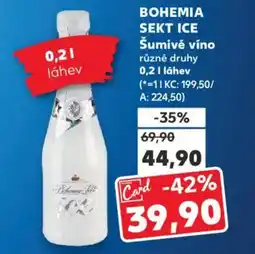 Kaufland BOHEMIA Sekt Ice Šumivé víno nabídka