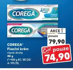 Kaufland COREGA Fixační krém nabídka