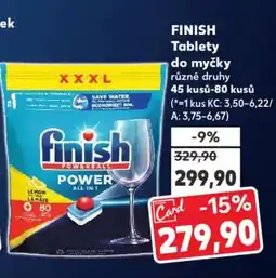 Kaufland FINISH Tablety do myčky nabídka