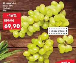 Kaufland Hrozny bílé nabídka