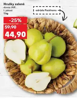 Kaufland Hrušky zelené nabídka