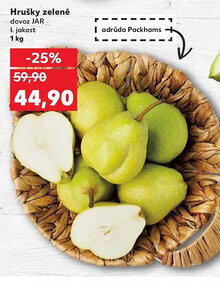 Kaufland Hrušky zelené nabídka