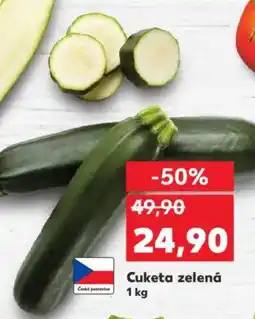 Kaufland Cuketa zelená nabídka