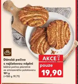 Kaufland Dánské pečivo s rajčatovou náplní nabídka