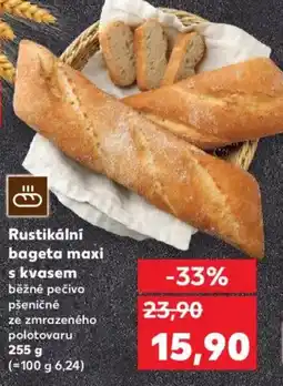 Kaufland Rustikální bageta maxi s kvasem nabídka