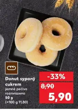 Kaufland Donut sypaný cukrem nabídka