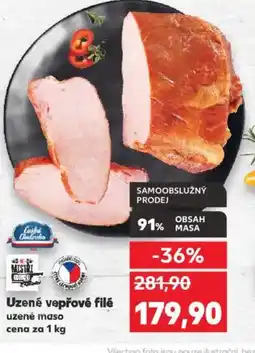Kaufland Uzené vepřové filé nabídka