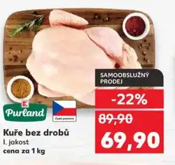 Kaufland Kuře bez drobů nabídka
