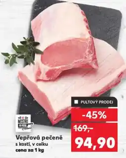 Kaufland Vepřová pečeně s kostí, v celku nabídka