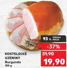 Kaufland Kostelecké Uzeniny Burgunda nabídka