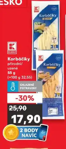 Kaufland Korbáčiky nabídka