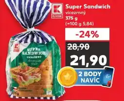 Kaufland Super Sandwich nabídka