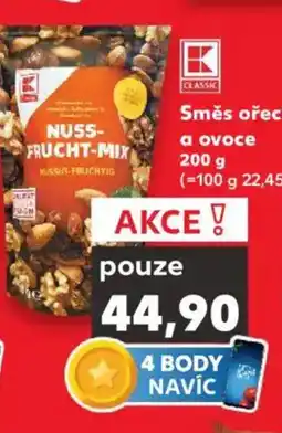 Kaufland Směs ořechů a ovoce nabídka