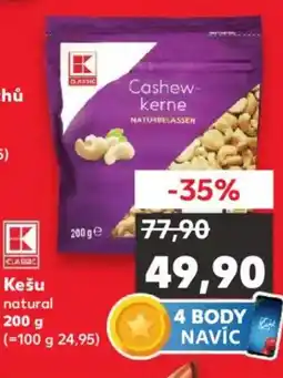 Kaufland Kešu natural nabídka