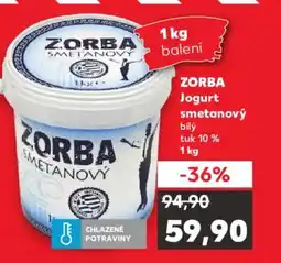 Kaufland ZORBA Jogurt smetanový nabídka