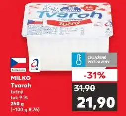 Kaufland MILKO Tvaroh nabídka