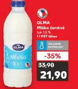 Kaufland OLMA Mléko čerstvé nabídka