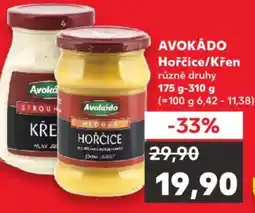 Kaufland AVOKÁDO Hořčice/Křen nabídka