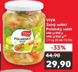 Kaufland VIVA Zelný salát/ Polabský salát nabídka