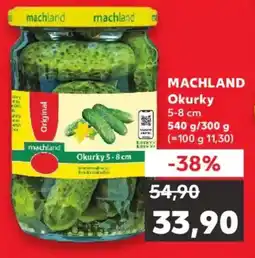 Kaufland MACHLAND Okurky nabídka