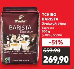 Kaufland TCHIBO Barista Zrnková káva nabídka