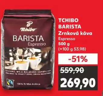 Kaufland TCHIBO Barista Zrnková káva nabídka