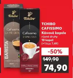 Kaufland TCHIBO Cafissimo Kávové kapsle nabídka