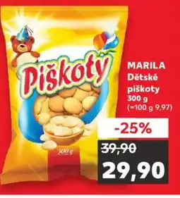 Kaufland MARILA Dětské piškoty nabídka