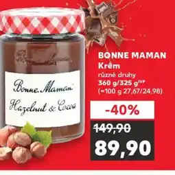 Kaufland BONNE MAMAN Krēm nabídka