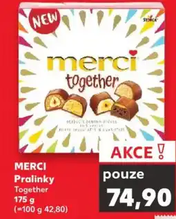 Kaufland MERCI Pralinky Together nabídka