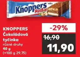 Kaufland KNOPPERS Čokoládová tyčinka nabídka