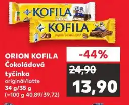Kaufland ORION Kofila Čokoládová tyčinka nabídka