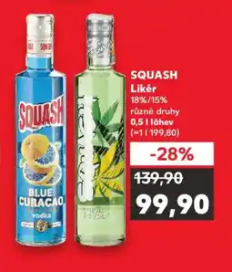 Kaufland SQUASH Likér nabídka