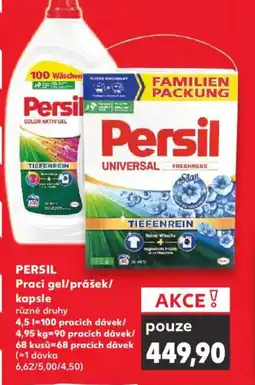 Kaufland PERSIL Praci gel/prášek/ kapsle nabídka