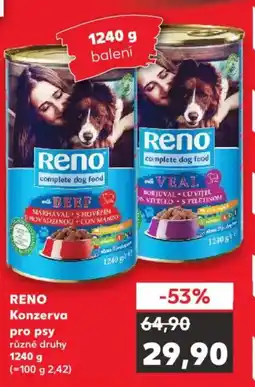 Kaufland RENO Konzerva pro psy nabídka