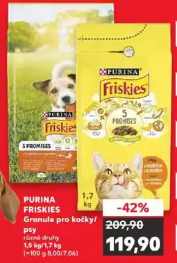 Kaufland PURINA Friskies Granule pro kočky/ psy nabídka
