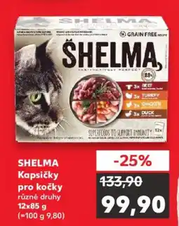 Kaufland SHELMA Kapsičky pro kočky nabídka