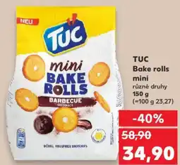 Kaufland TUC Bake rolls mini nabídka