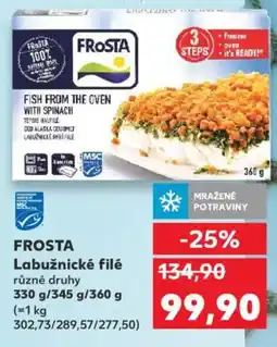 Kaufland FROSTA Labužnické filé nabídka